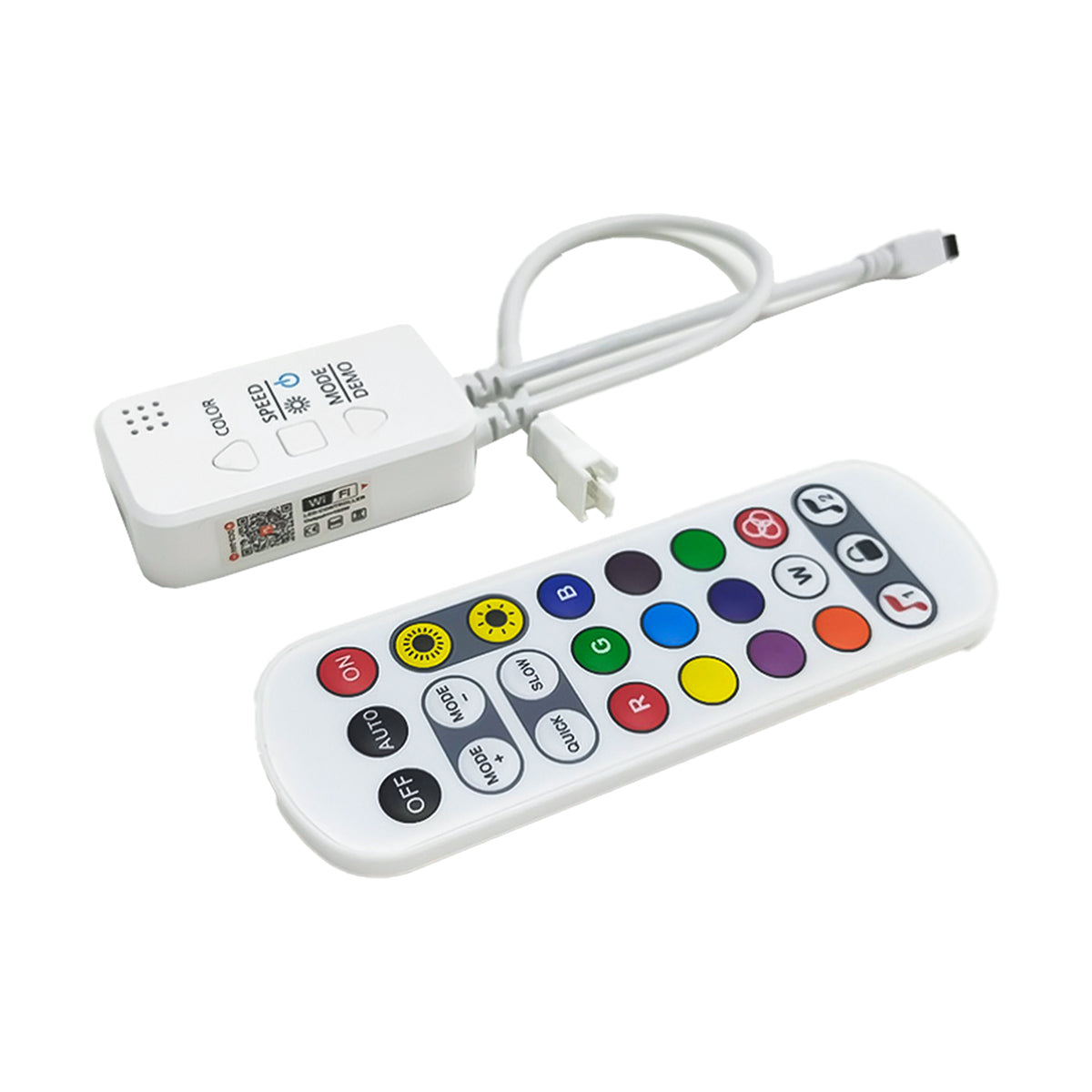 Controlador Inteligente para Tira LED RGB Digital – WAC-101 Compatible con Tira COB WTI-101