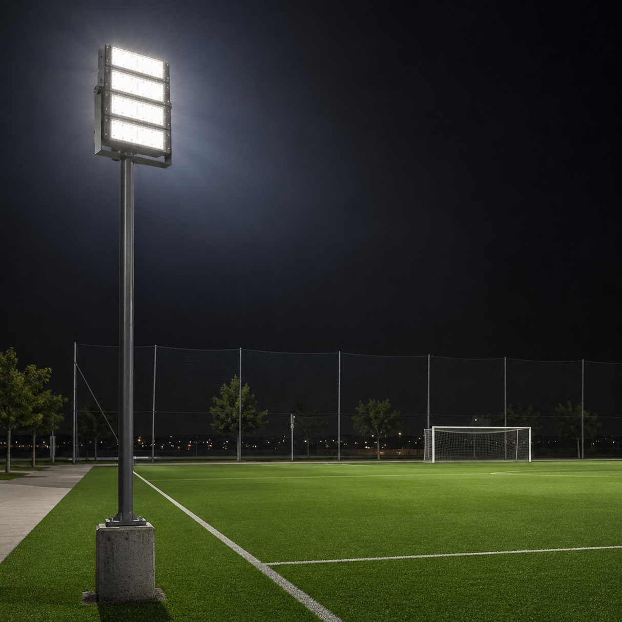 Reflector LED Industrial 1000W IP65 para Grandes Áreas