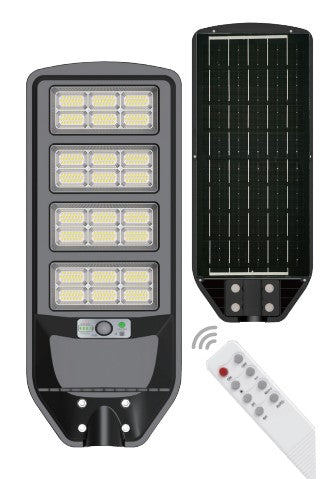 Luminaria Solar LED 2500 lm IP65 para Poste con Sensor
