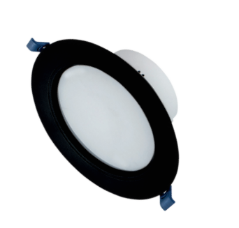 Empotrable LED Downlight 7W 6500K Negro Mate para Interior