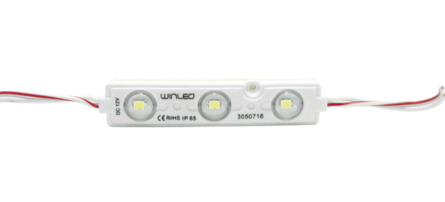 MÓDULO 3 LED SMD 2835 EXTERIOR BLANCO CÁLIDO