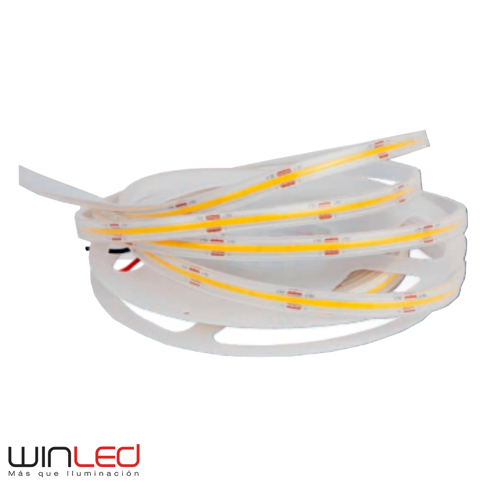 Tira LED COB 12V Blanco Frío IP67 Flexible