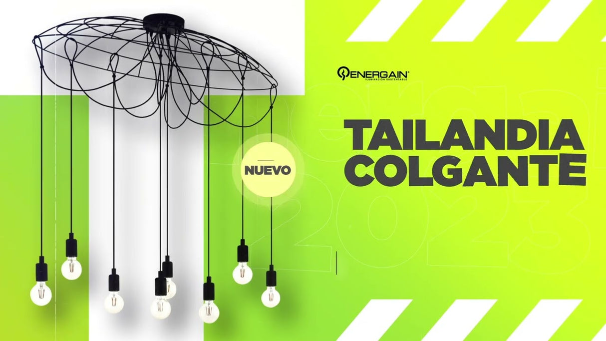 Lámpara Colgante Decorativa para Interiores –EG-TAILANDIA
