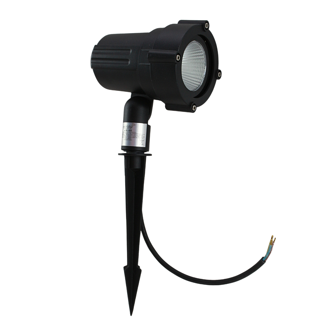 Luminaria LED-ADE-305  Jardín Estaca Negra 10W Blanco Frio
