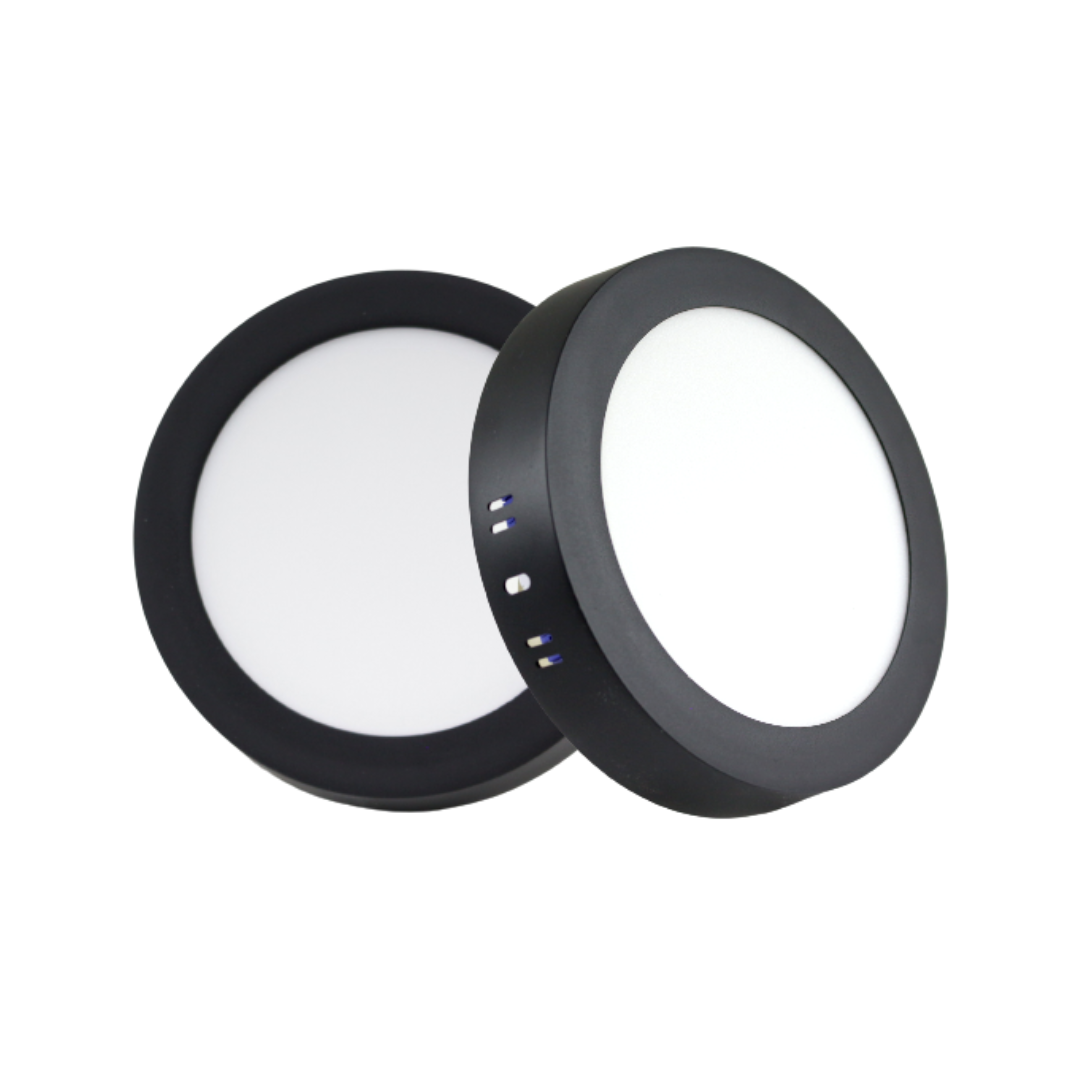 Downlight LED para Oficinas  – Iluminación Moderna y Eficiente- Negro Mate Luz Blanca-DLSR12WBBNR