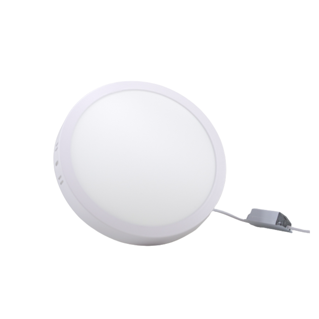 Lámpara de Sobreponer redonda 18w Luz Blanca