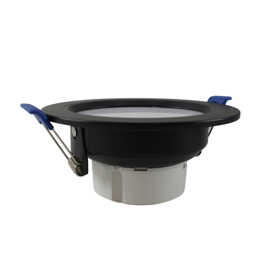 Downlight LED Empotrar -Luz Fría 6500K Negro