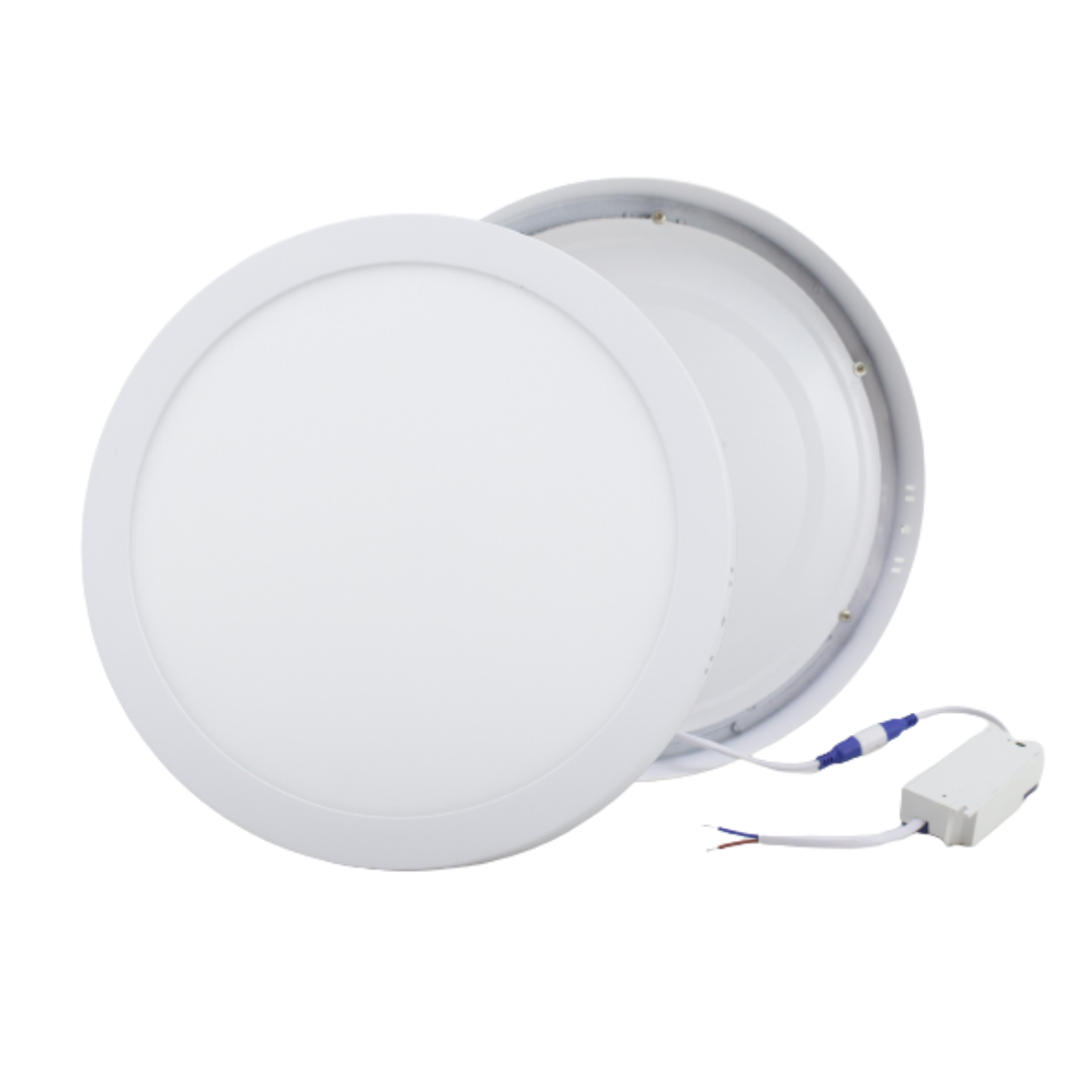 Lámpara LED de Sobreponer Redonda 24w 6500k