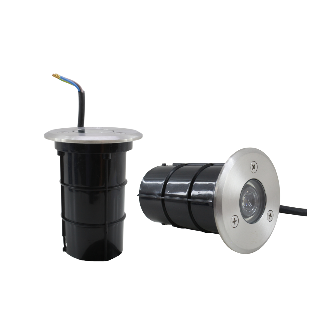 Luminaria De Piso LED Mini Integrado1W Blanco Calido