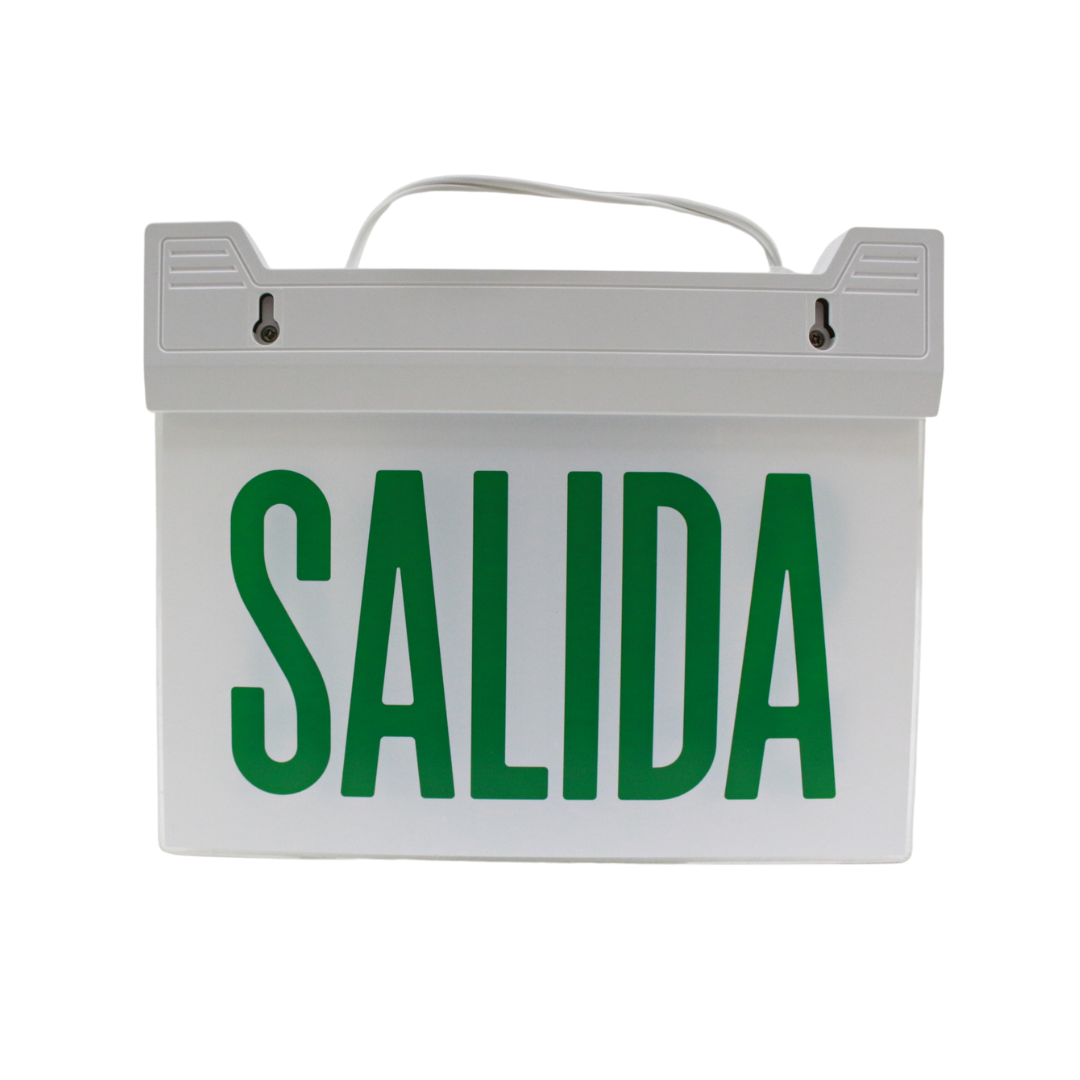 Señalización de Emergencia de Salida Color Verde