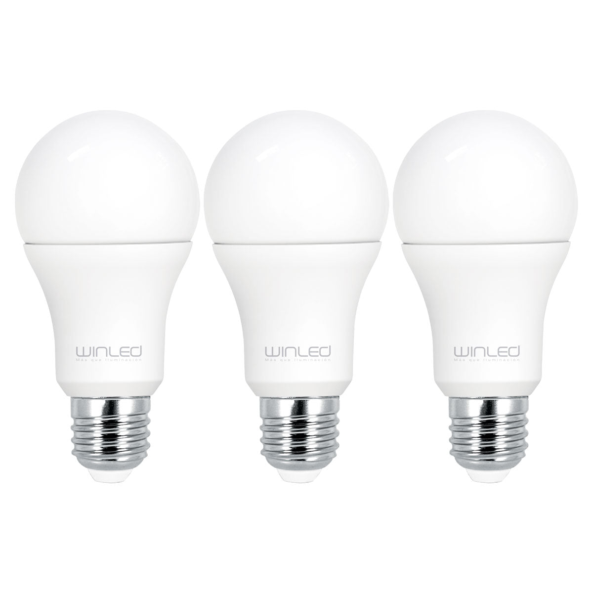 Foco LED e26 3 Pack 10w Blanco Frio