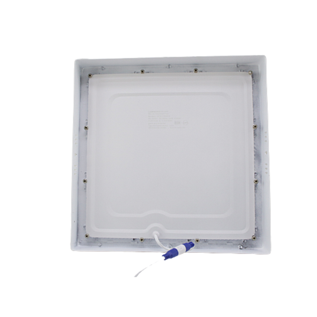 Lámpara Sobrfeponer LED Cuadrada 30X30 24w Blanco Frio