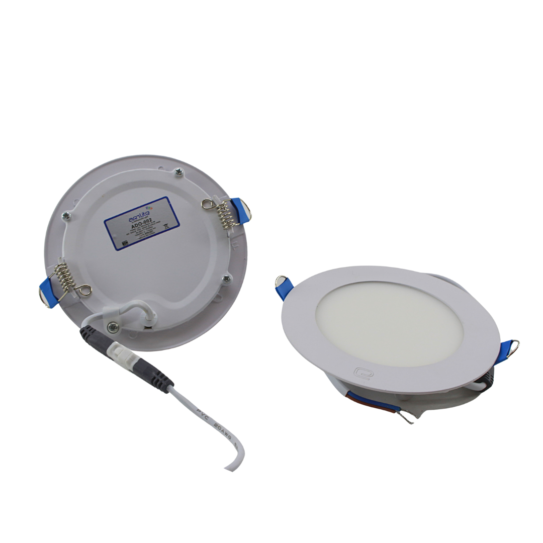 Panel empotrable LED Redondo 6w Slim Blanco Frio