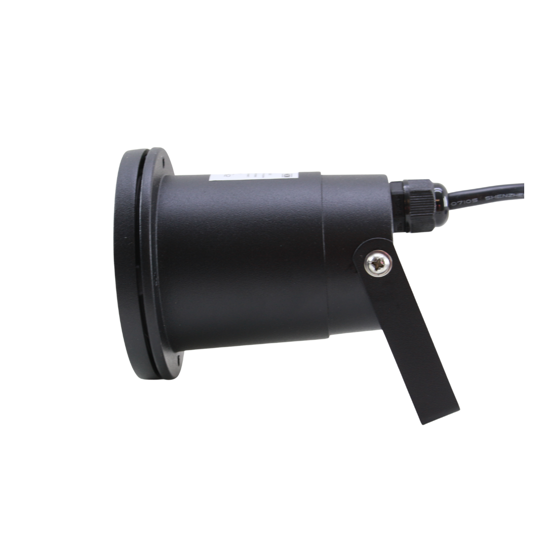 Luminaria Para Jardin Con Base Sobreponer NEGRA EXTERIOR BASE MR16