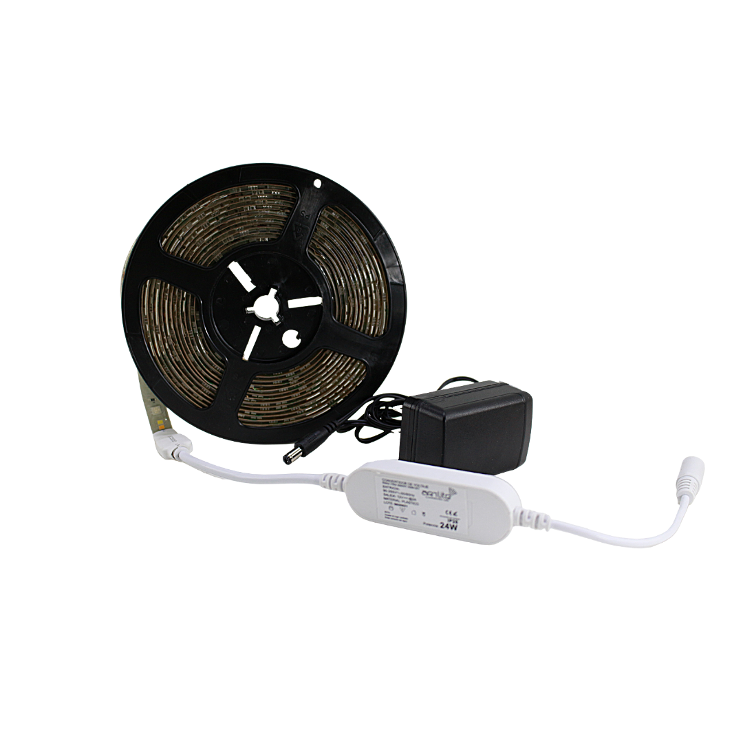 Tira LED Smart RGBCW Colores Y Blancos Dinamicos BT WIFI C/DRIVER