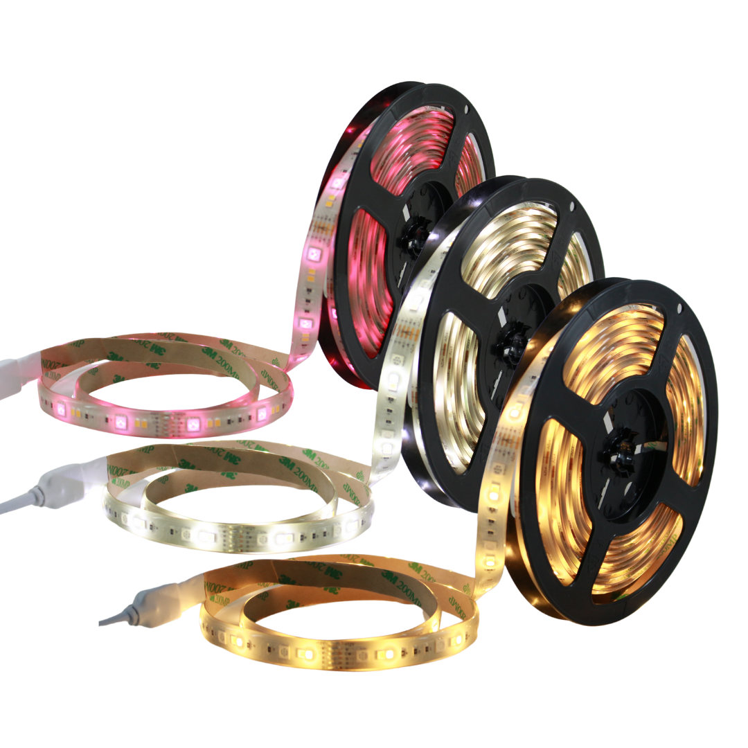 Tira LED Smart RGBCW Colores Y Blancos Dinamicos BT WIFI C/DRIVER