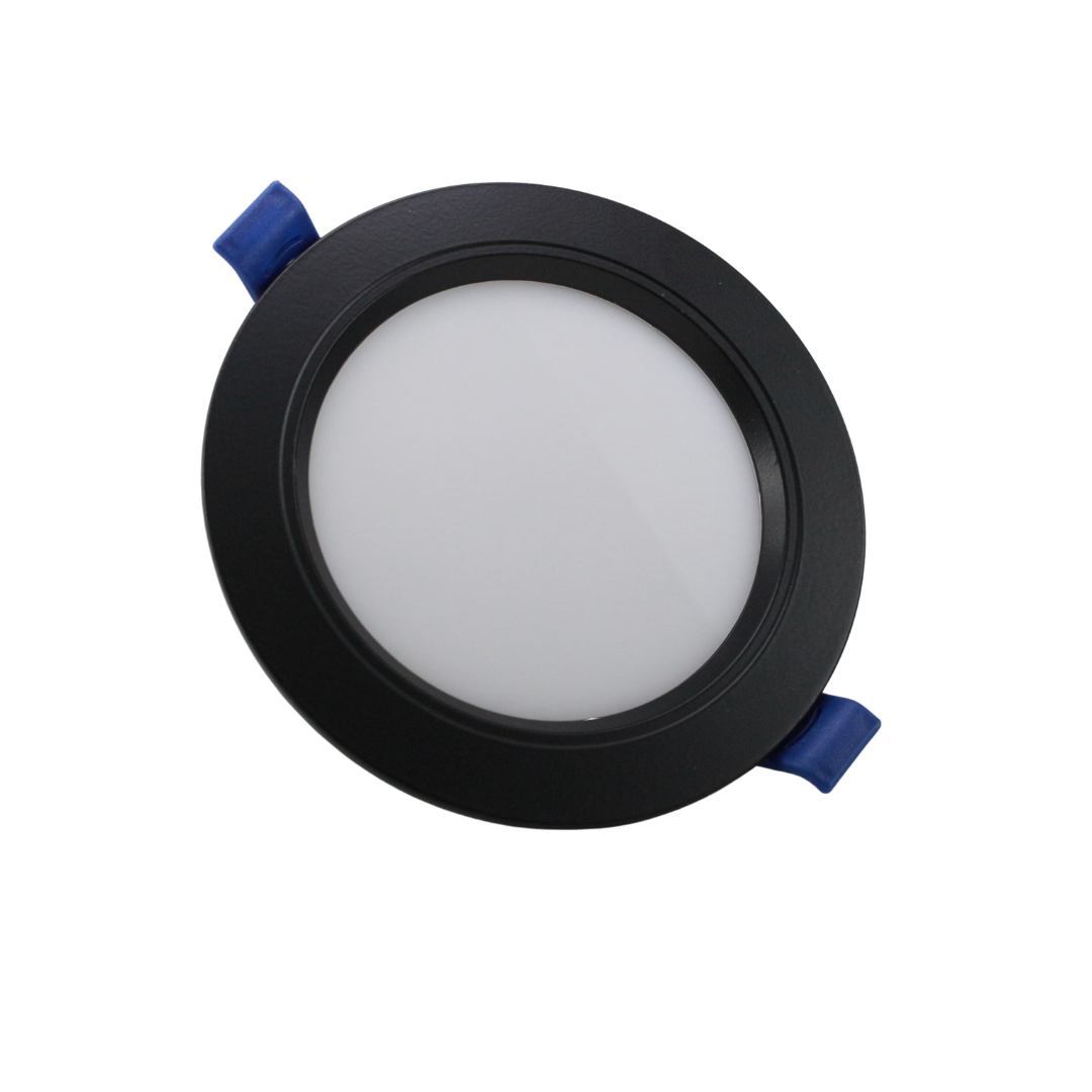 Downlight LED Empotrar -Luz Fría 6500K Negro