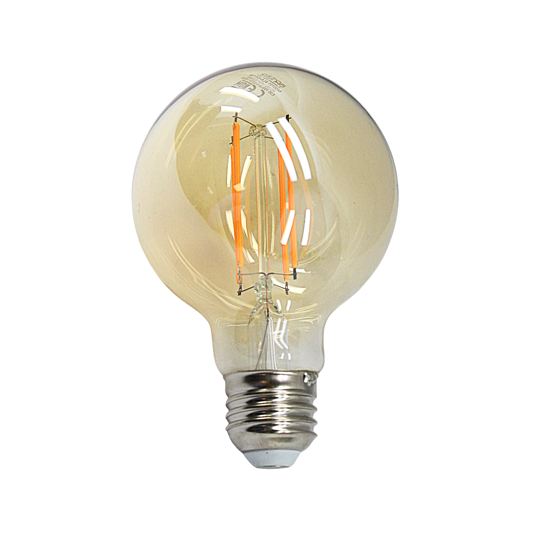 Foco LED Filamento Ámbar E27 – Iluminación Decorativa Estilo Vintage para Interiores-ALA-028