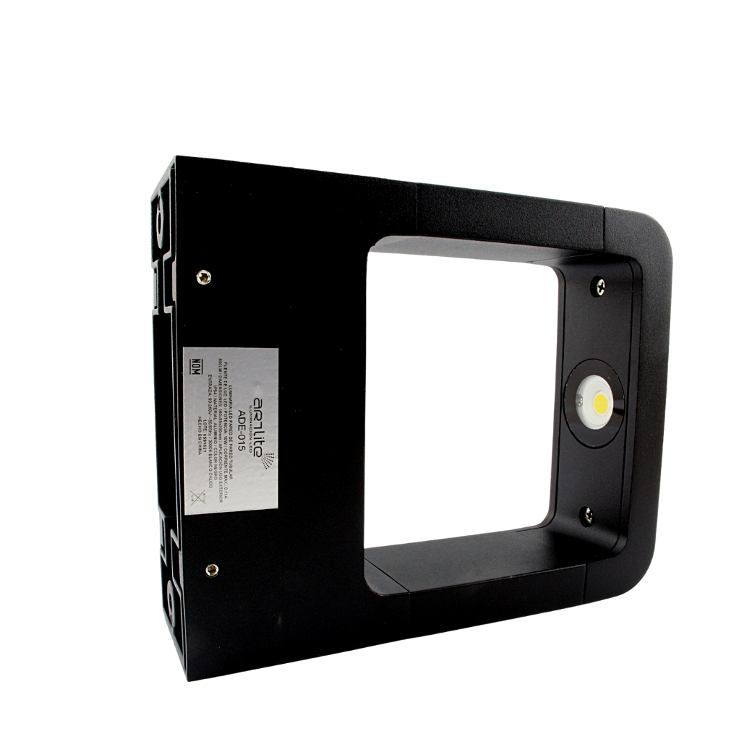 Luminaria LED Tubular Sobreponer 10W ADE-015 | Iluminación Decorativa Blanco Cálido.