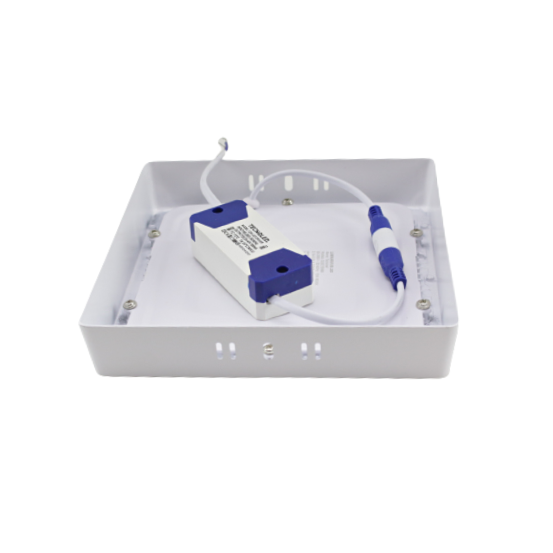 Plafon Sobreponer Cuadrado DLSC 12 watts luz blanca