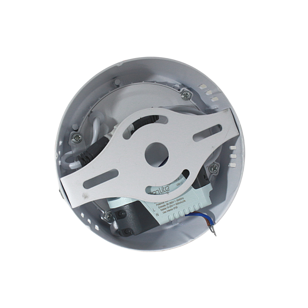 Lámpara de Sobreponer LED Redondo 6W Blanco Frio