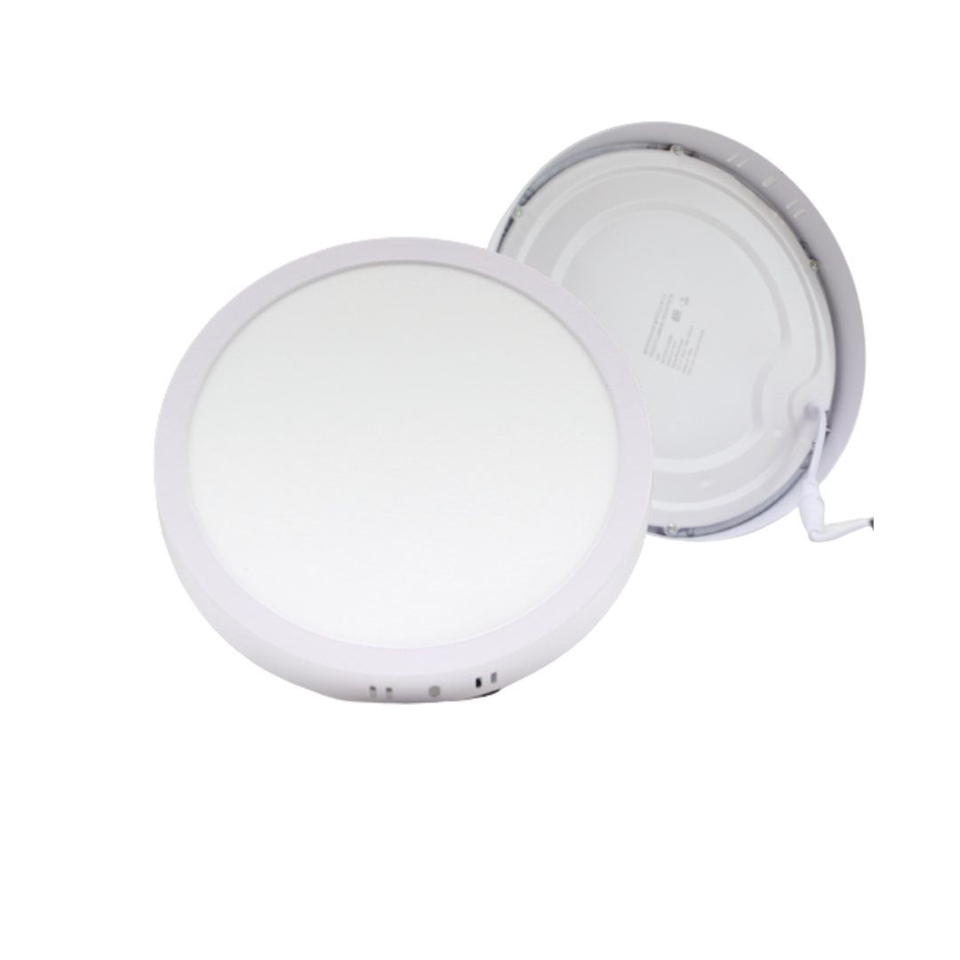 Lámpara de Sobreponer redonda 18w Luz Blanca