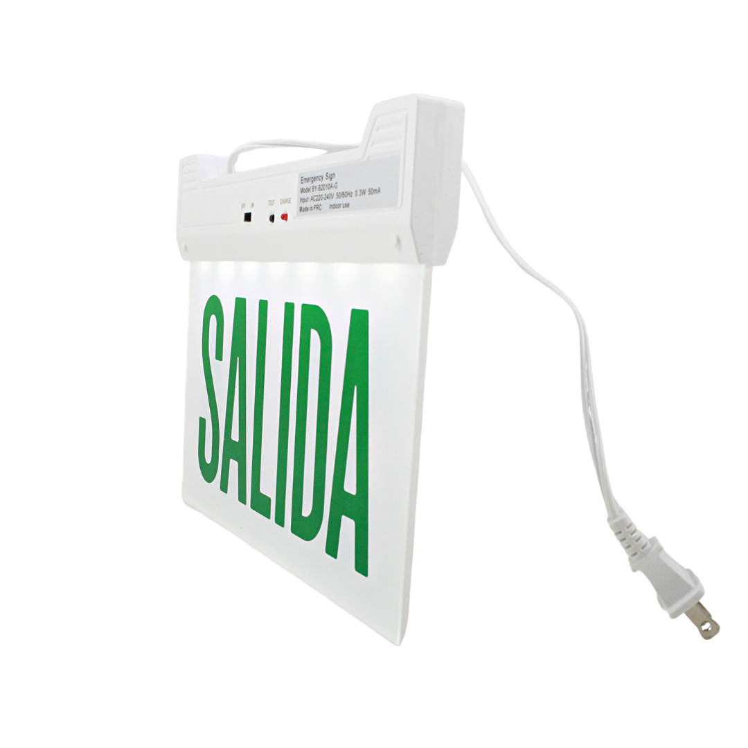 Señalización de Emergencia de Salida Color Verde