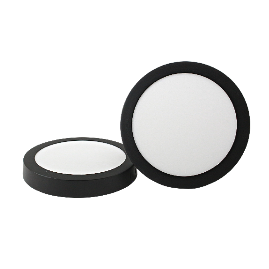 Downlight LED de 24W para Oficinas – Iluminación Eficiente Negro Mate Luz Blanca-DLSR24WBBNR