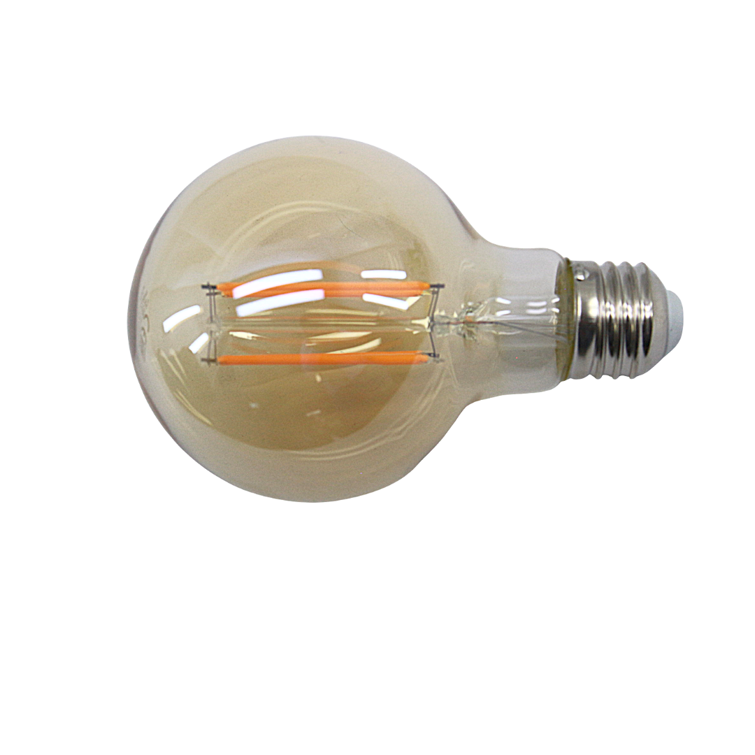 Foco LED Filamento Ámbar E27 – Iluminación Decorativa Estilo Vintage para Interiores-ALA-028