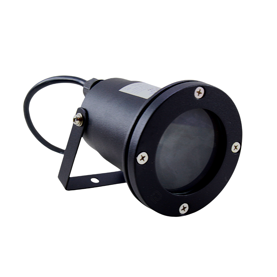 Luminaria Para Jardin Con Base Sobreponer NEGRA EXTERIOR BASE MR16