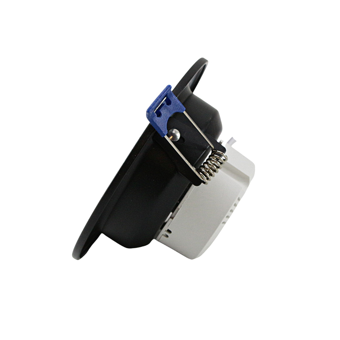 Lámpara LED Empotrable 7w Spot Plafón Negro con Satin-MLDL7WBBNR