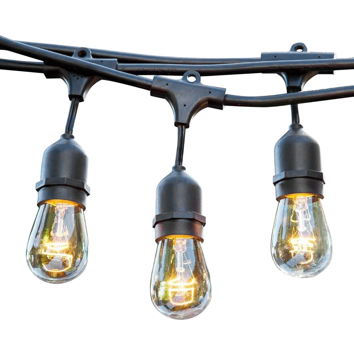 Serie de Lamparas Vintage E26 7.5 mts 12 pza