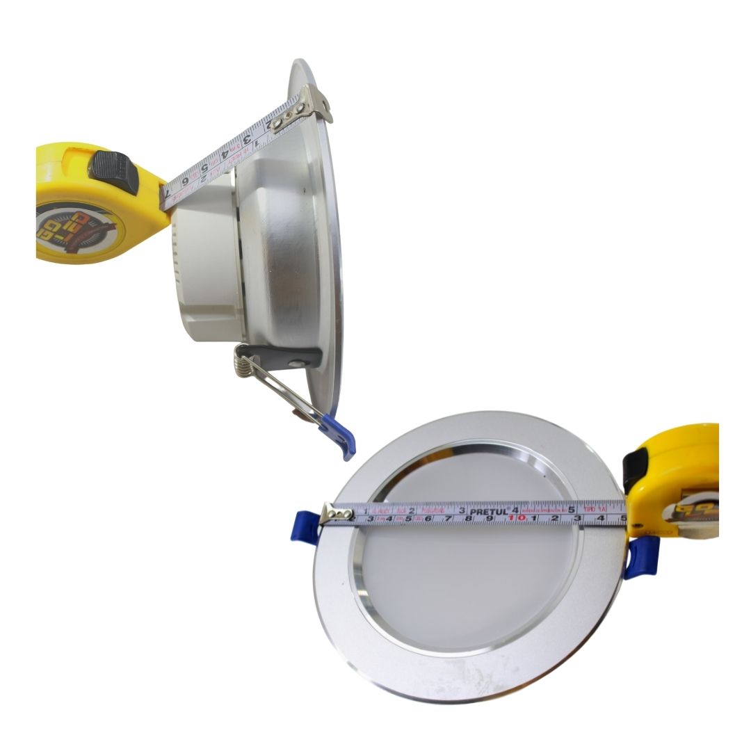 Downlight LED para Oficinas y Comercios – Iluminación Moderna y Eficiente -Satinado-MLDL12WBBP