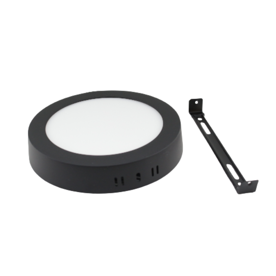 Downlight LED para Oficinas  – Iluminación Moderna y Eficiente- Negro Mate Luz Blanca-DLSR12WBBNR