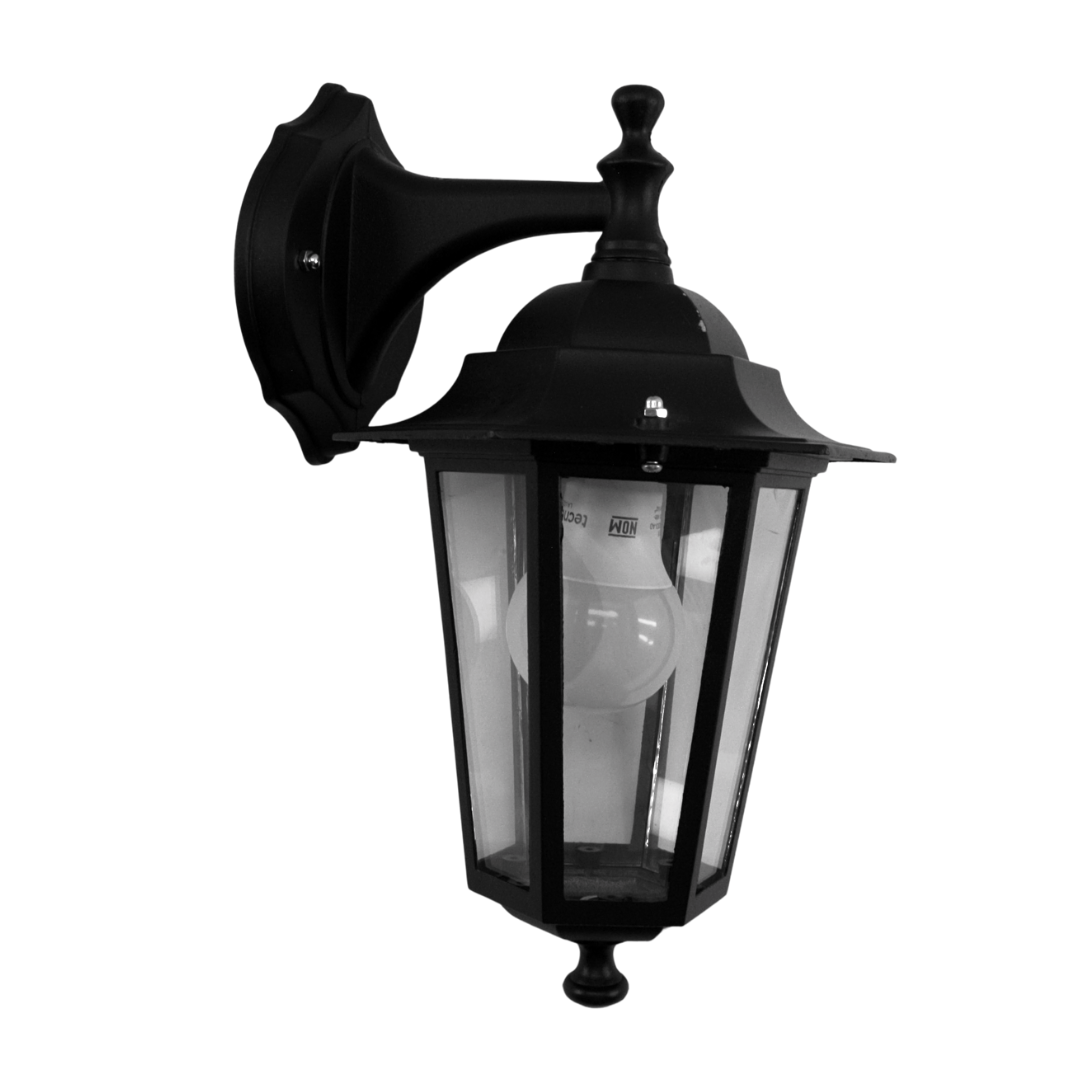 Farol de Pared estilo colonial Negro 044