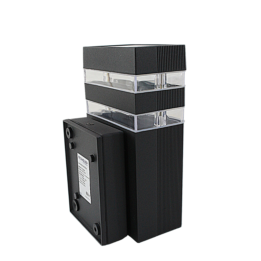 Lámpara Pared Toledo Recta Negra BMS 015