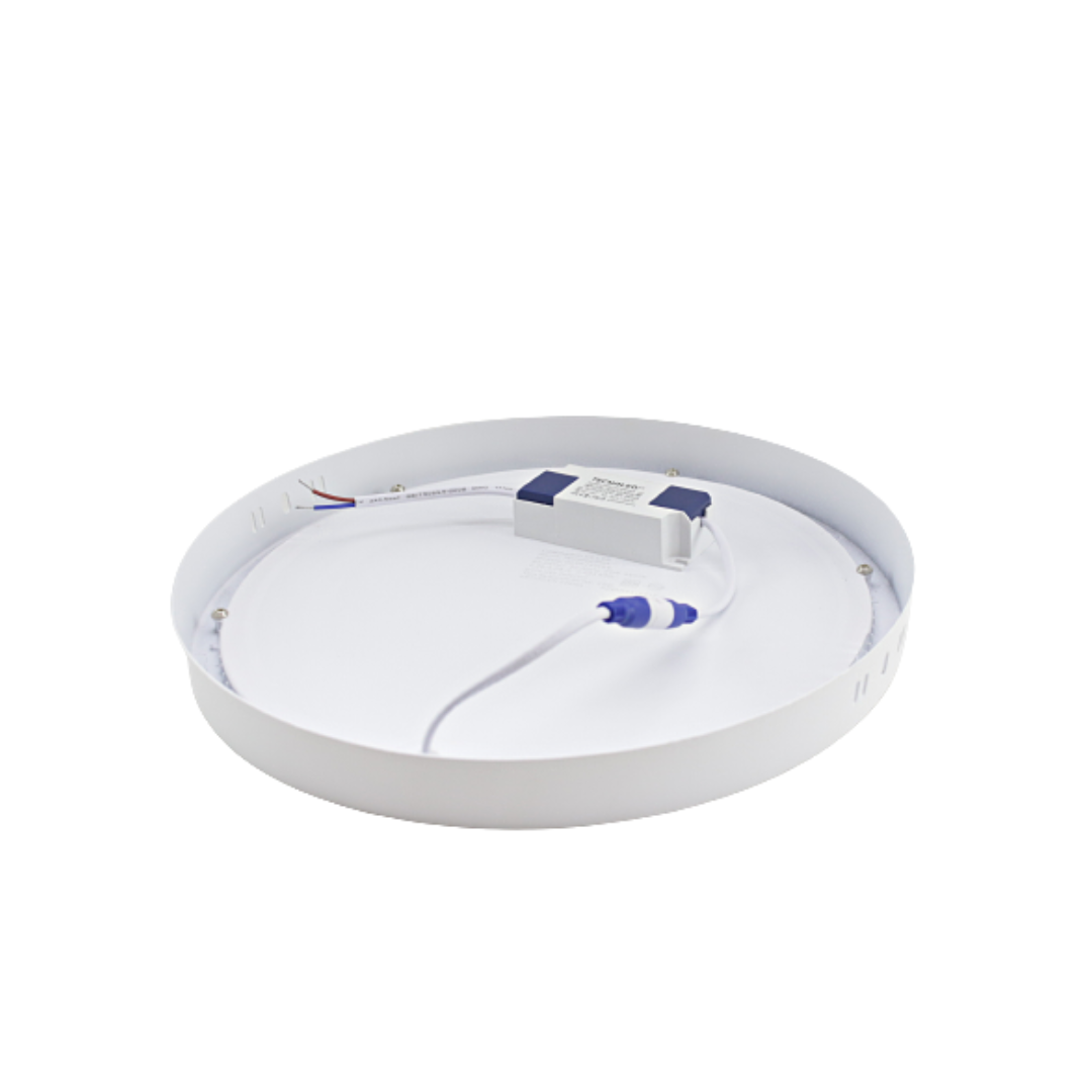 Lámpara LED de Sobreponer Redonda 24w 6500k