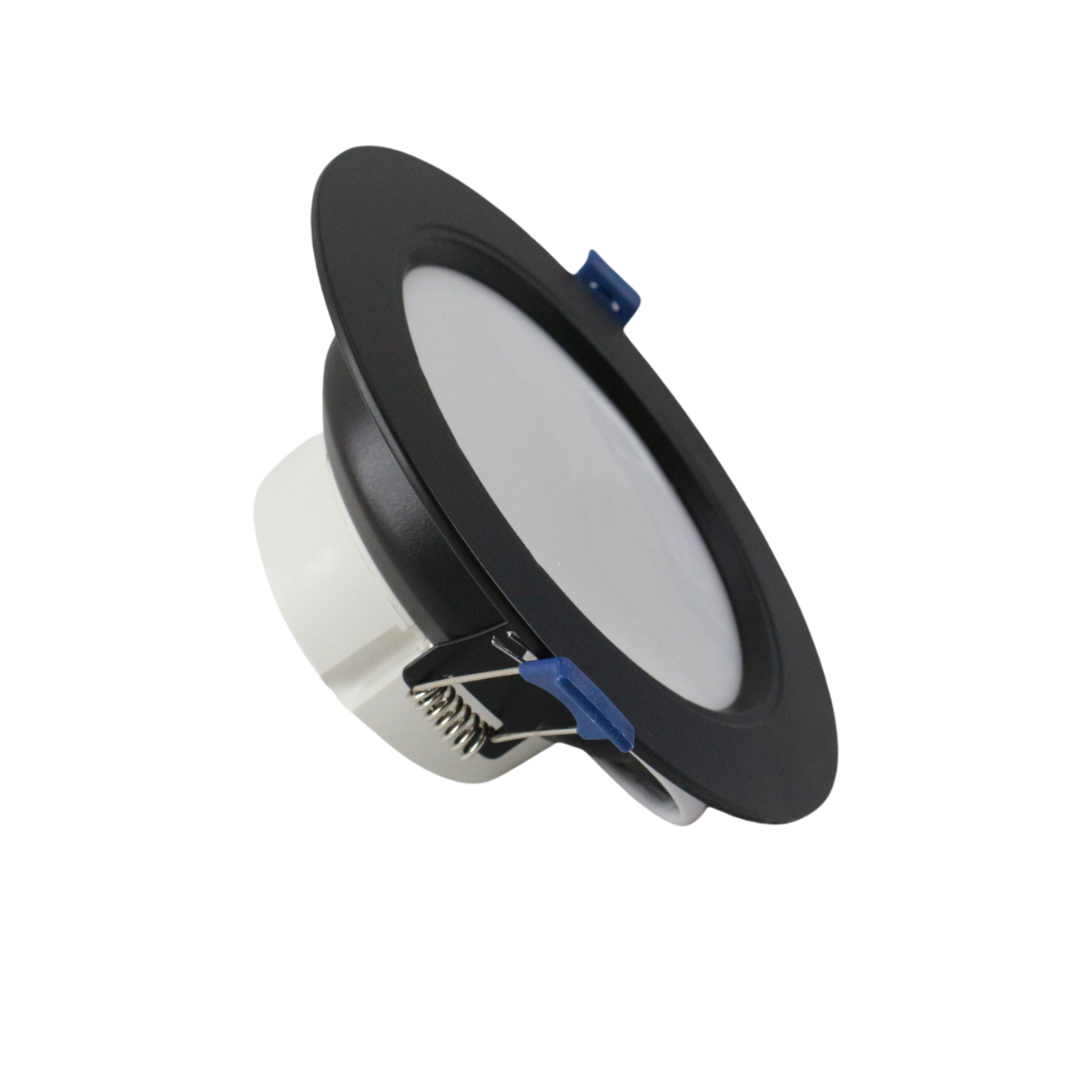 Lámpara LED Empotrable 12w Spot Plafón Negro