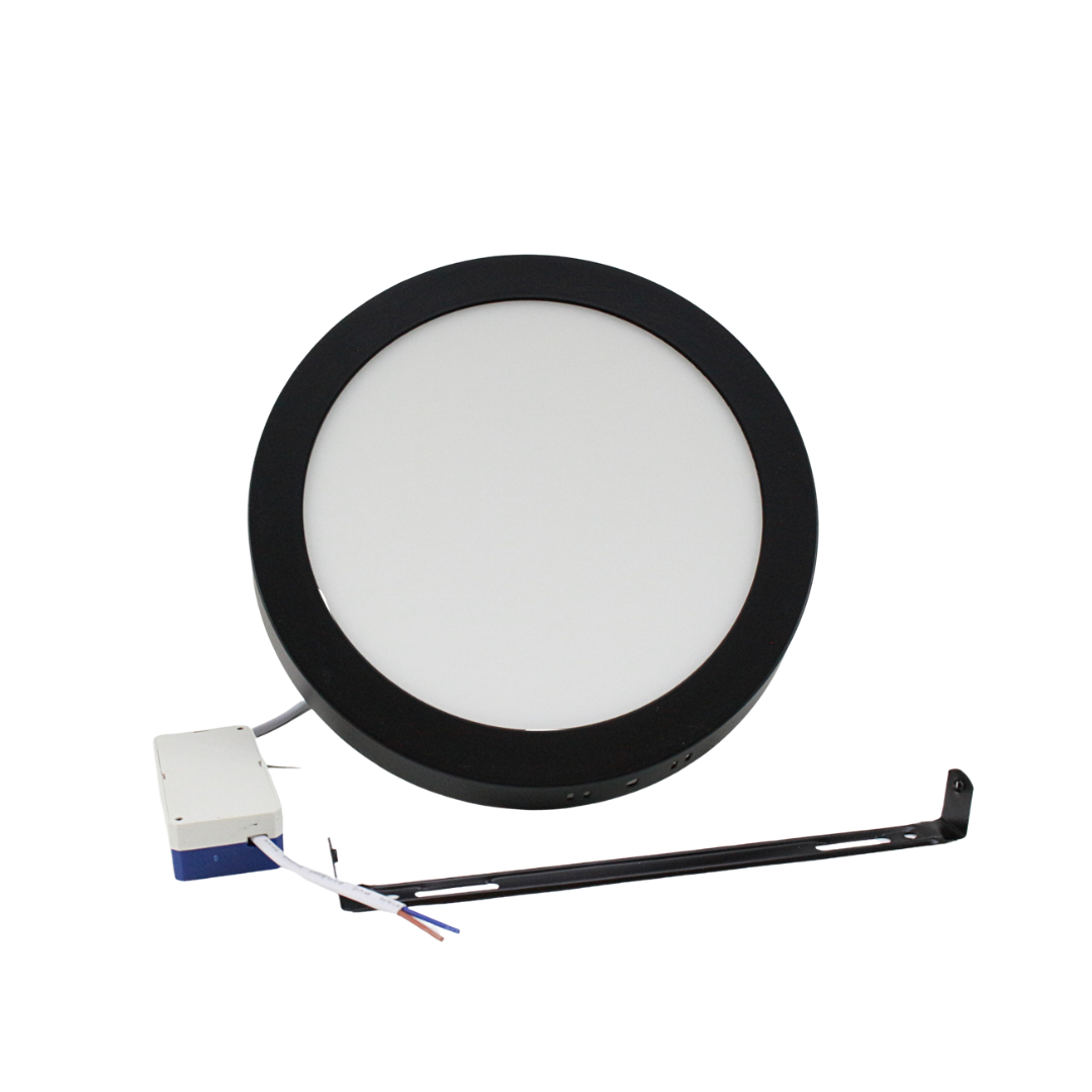 Downlight LED de Sobreponer –DLSR18WBBNR- Iluminación Uniforme y Moderna