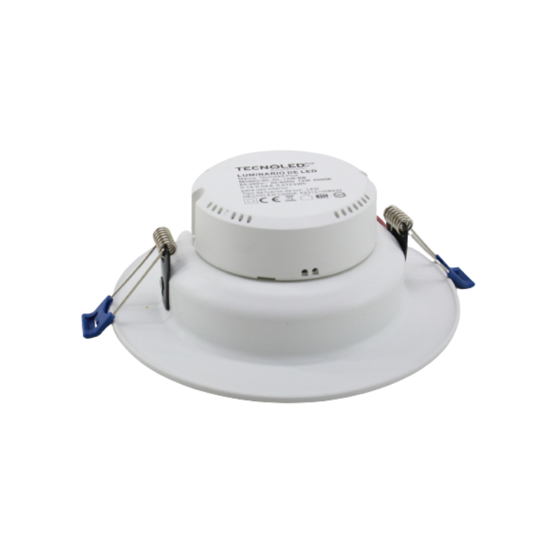 Lámpara LED Empotrable 12w Spot Plafón Blanco