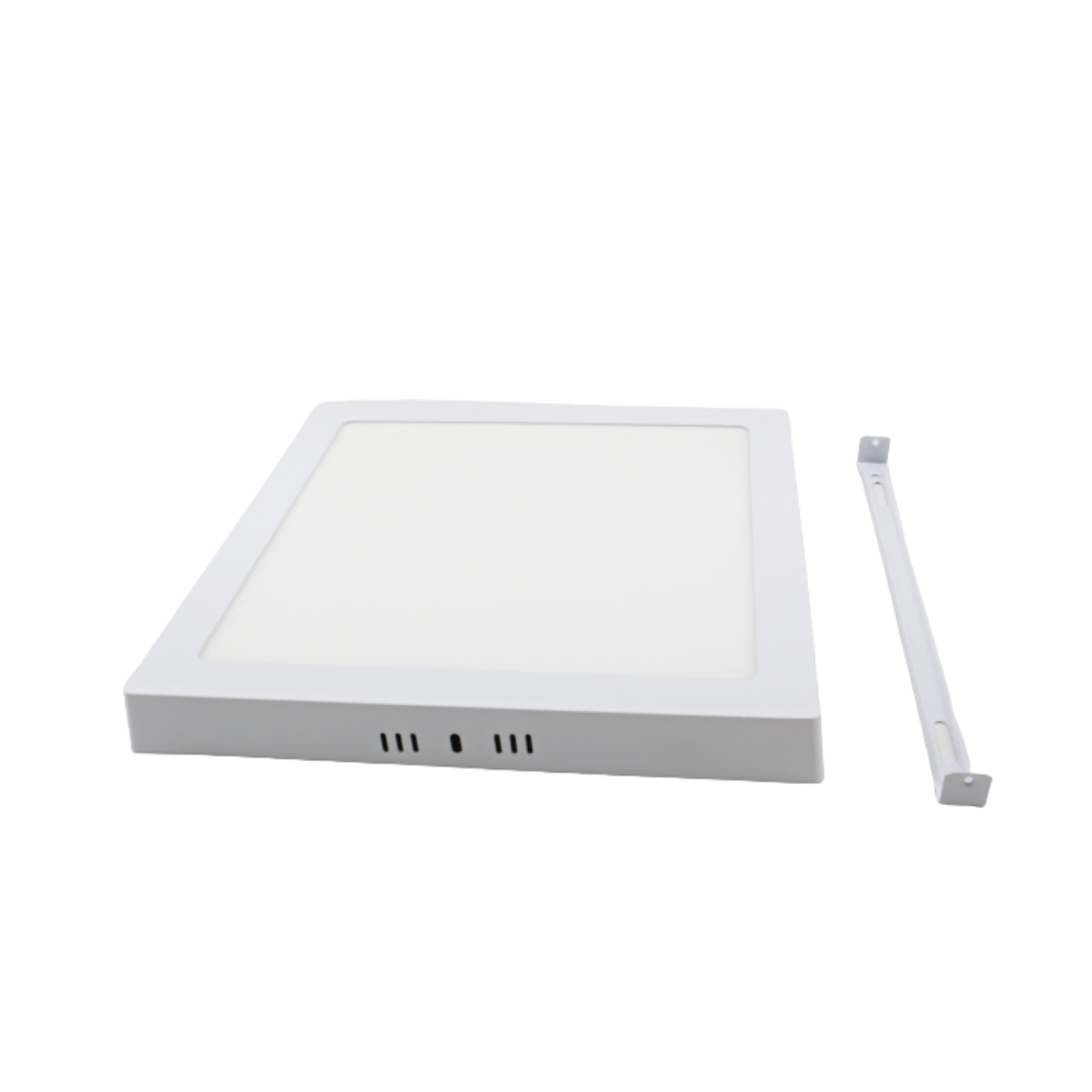 Lámpara Sobrfeponer LED Cuadrada 30X30 24w Blanco Frio