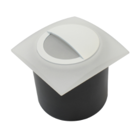 Luminario de cortesía cuadrado Luz Blanco cálido