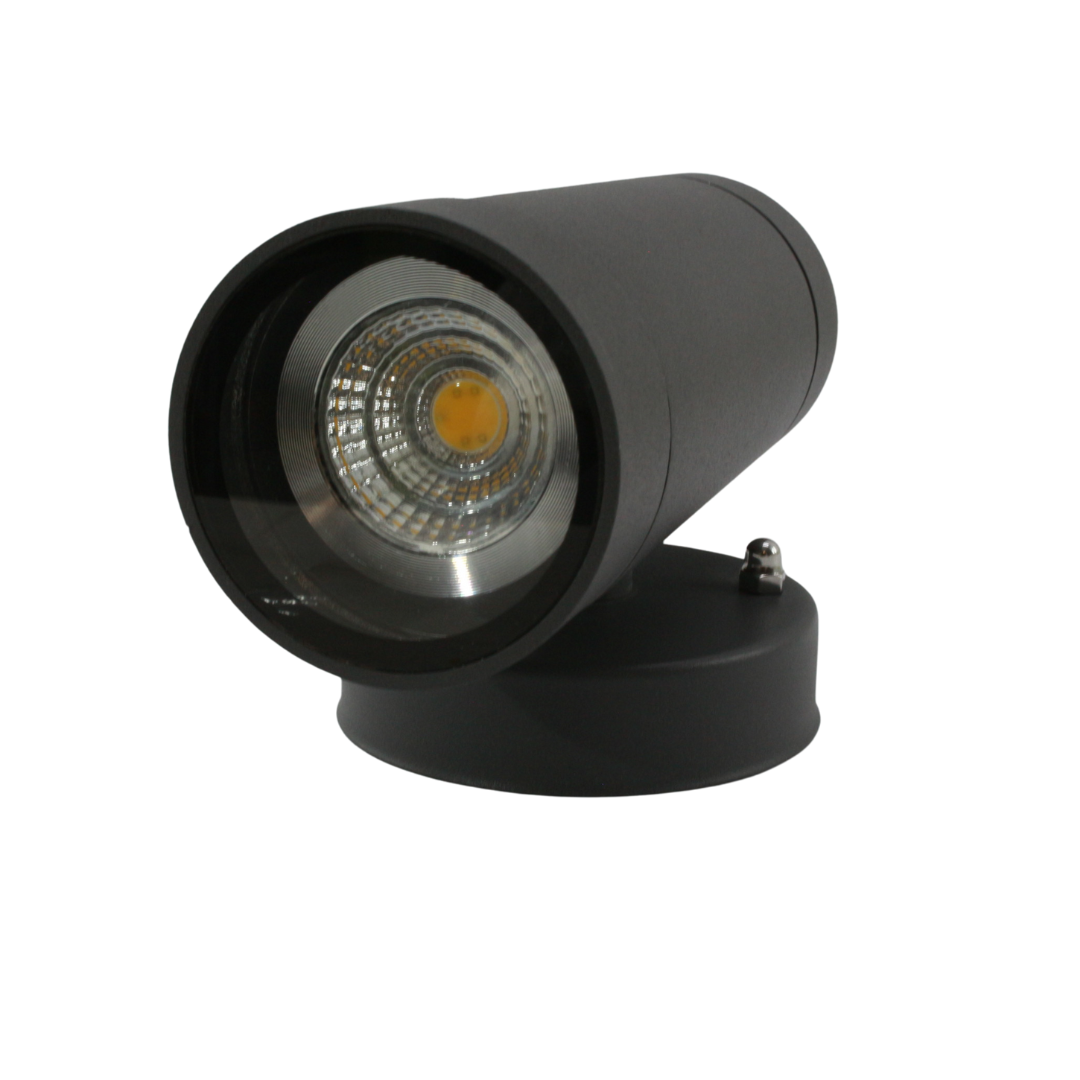 Arbotante de Pared Doble Vista BMS-022 Negro