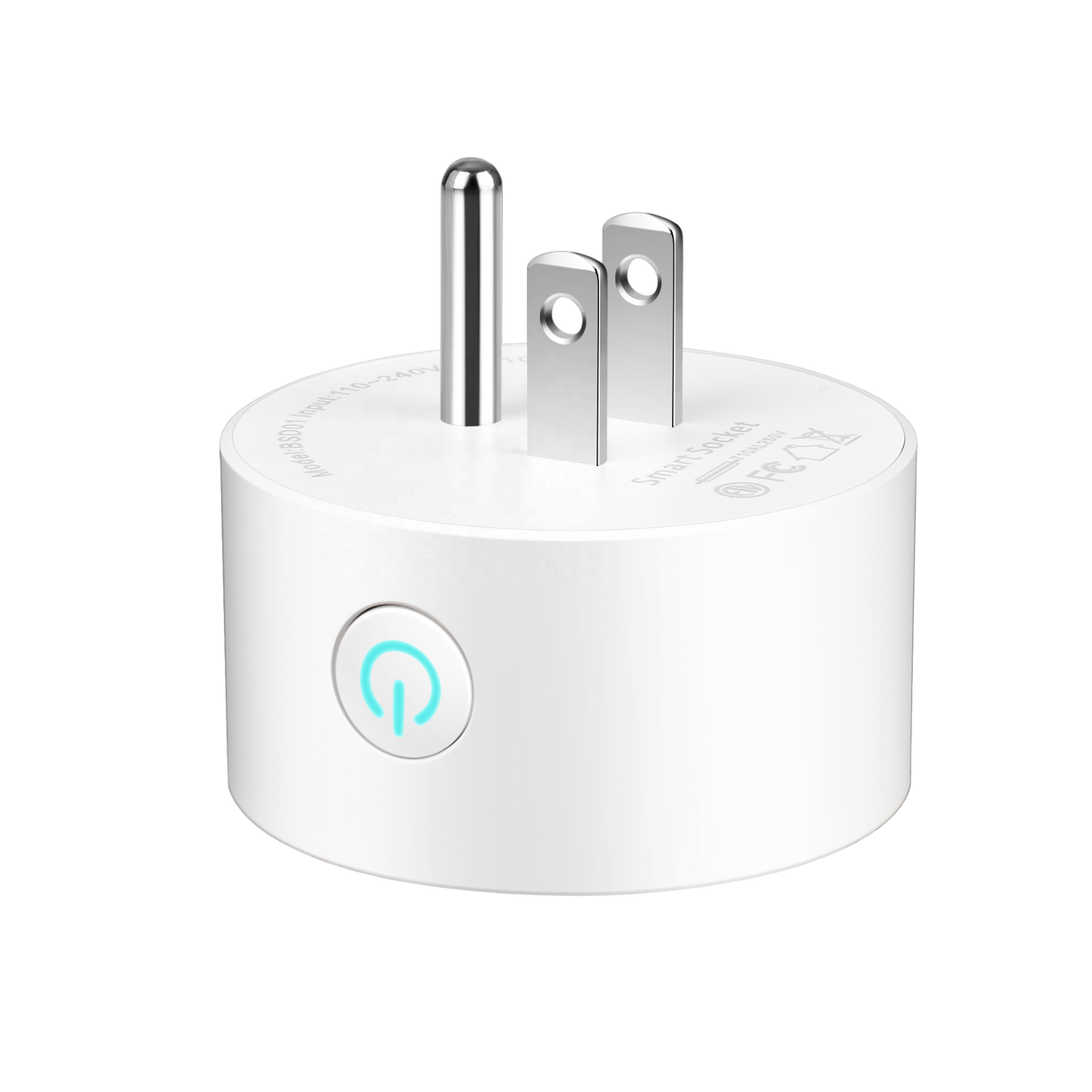 Enchufe Smart Redondo Blanco WIFI BT 1875W MAX