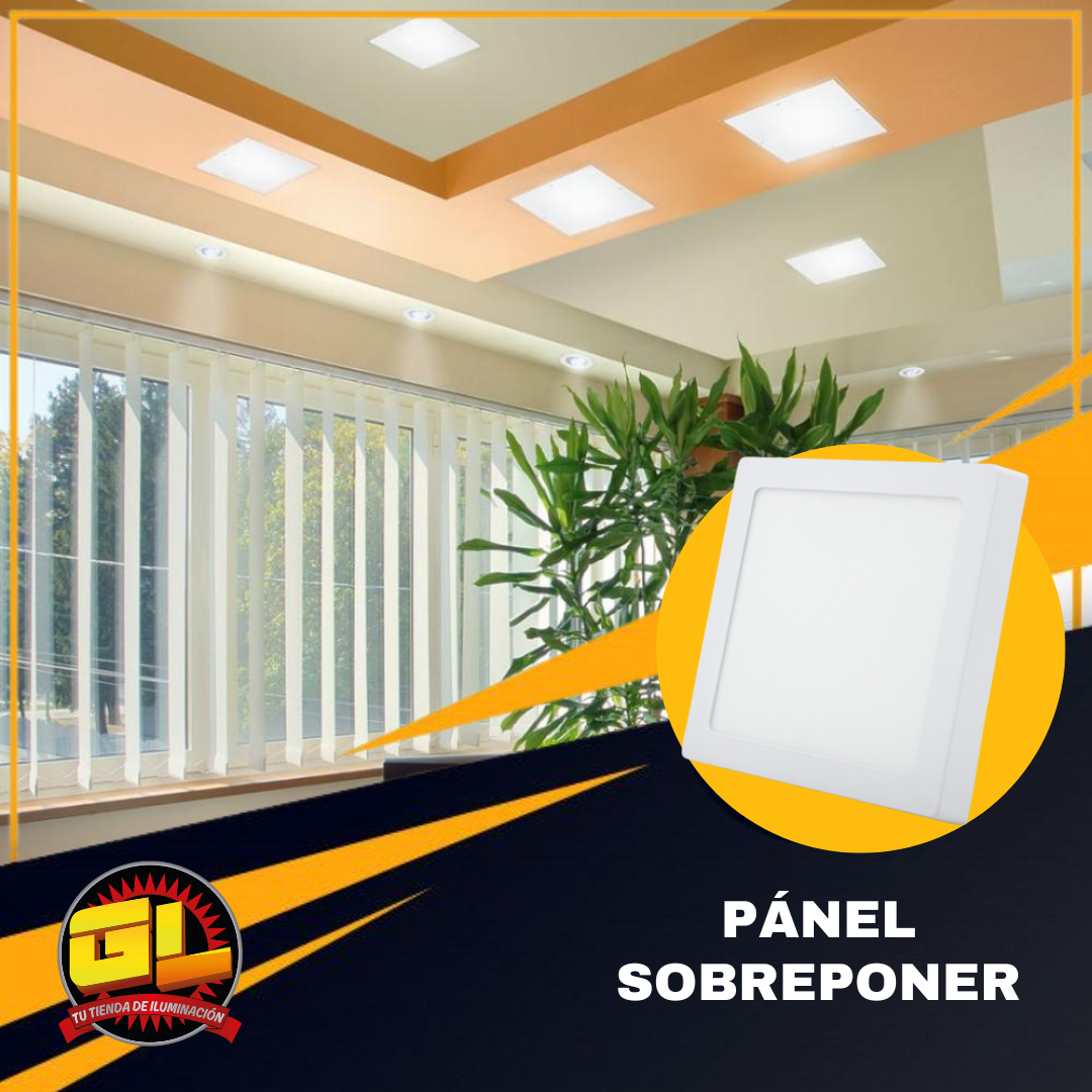 Plafon Sobreponer Cuadrado DLSC 18 watts luz blanca