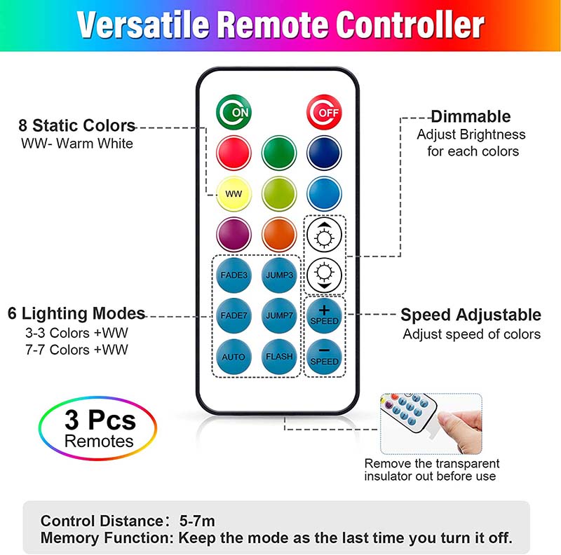 Focos LED Cristal  Diamande Solar APP