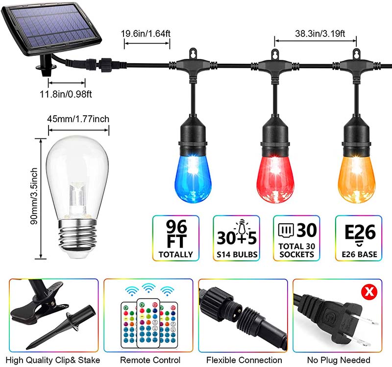 Focos LED Cristal  Diamande Solar APP