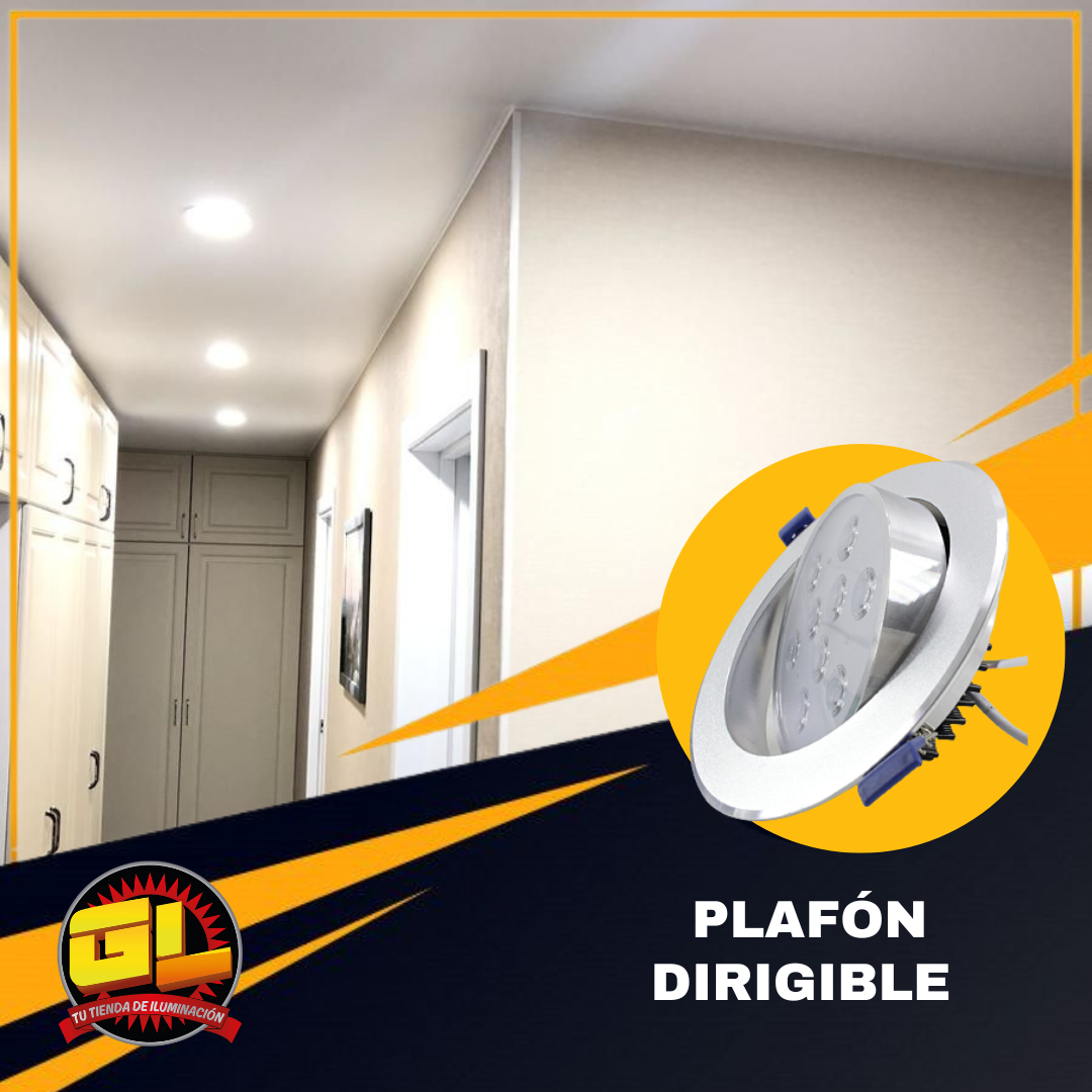 Empotrable Dirigible Metalico CL 9 watts