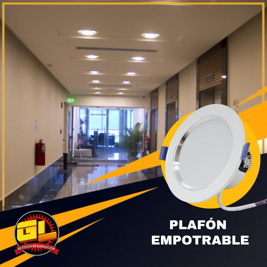 Downlight LED Empotrar - Luz Fría Blanco
