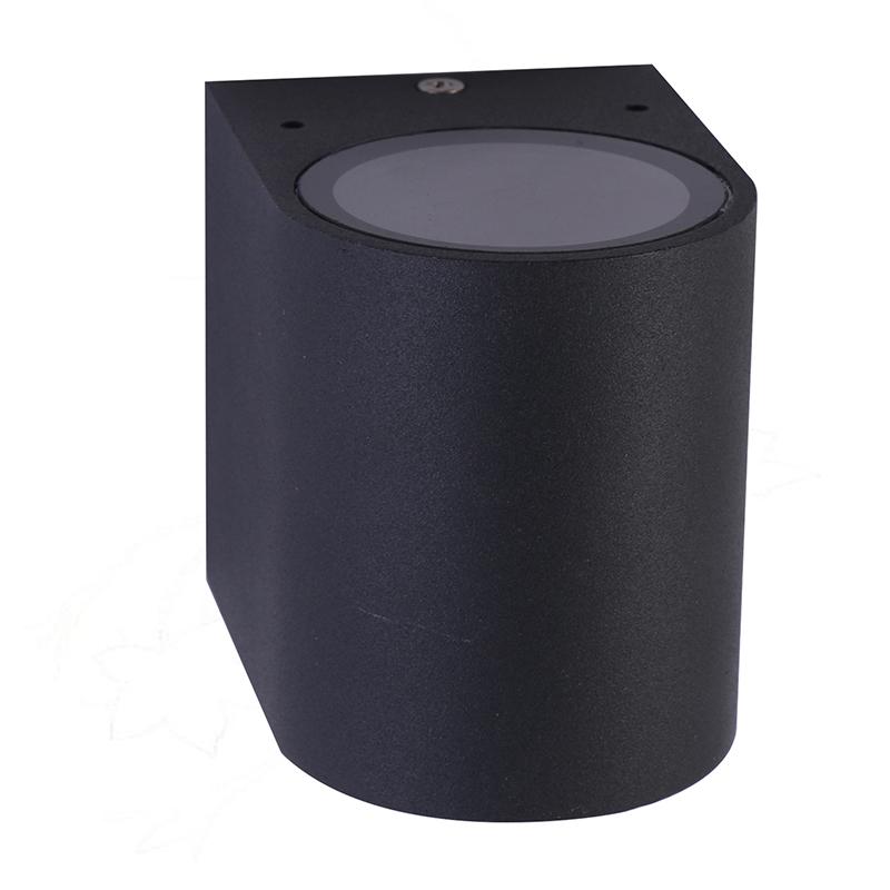 Lampara Pared Redonda Cilin Negra 086